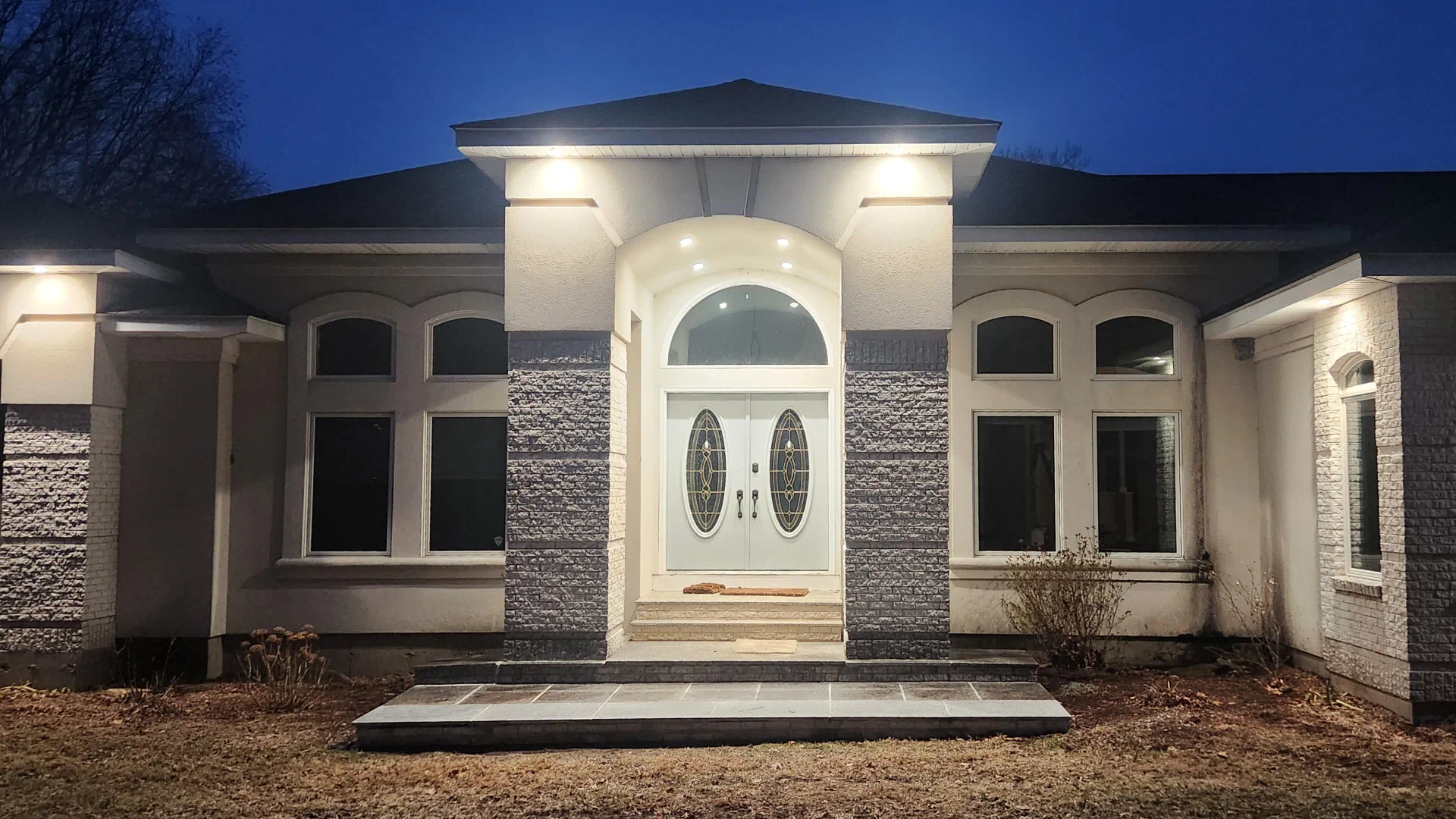 front yard security lighting